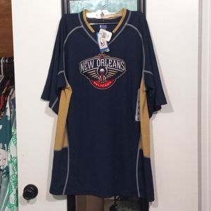 🧁B2G1🧁 NBA Official New Orleans Pelicans TX3 Cool Sports Short Sleeve Jersey